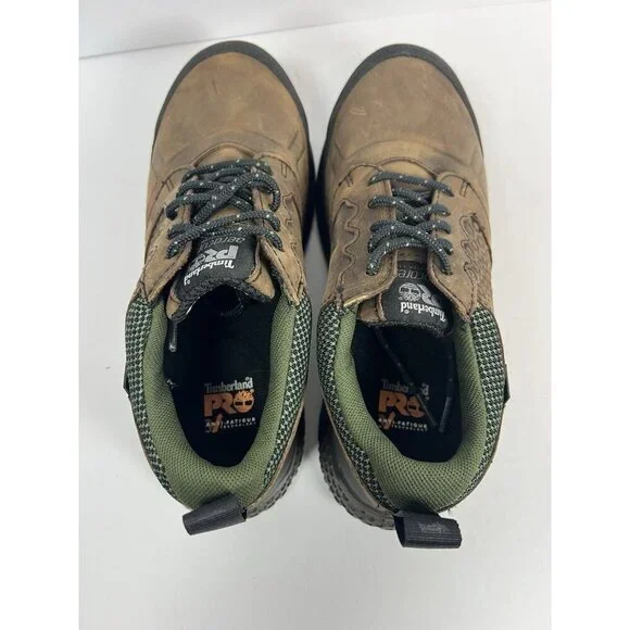 Timberland PRO Reaxion Composite Safety Toe brown sneaker NEW Men's 7M Women’s 9 - Picture 4 of 6